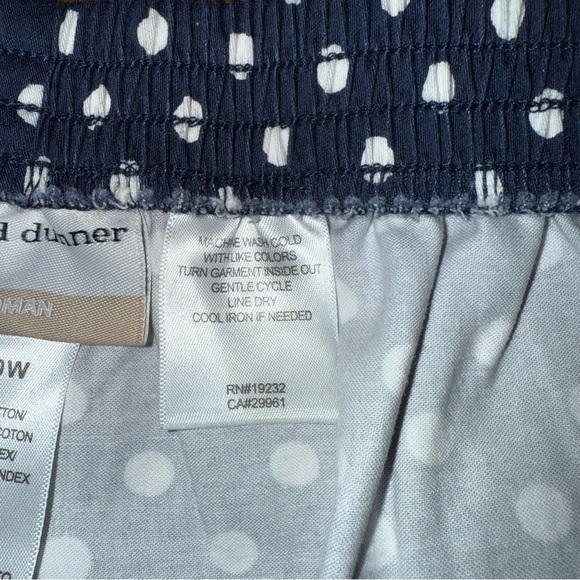 Like New Alfred Dunner Navy Polka Dots Capri Pants Size 20 - Picture 4 of 9